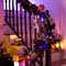 9FT Halloween Garland with Lights – Pre-Lit Black Maple Leaf LED String Decor with Timer | 20 LED Battery Operated Mantle, Fireplace & Indoor Halloween Fall Home Decoration